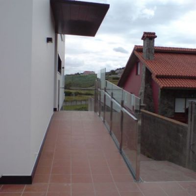 Interior de terraza acristalada