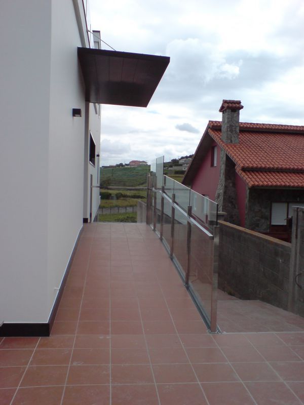 Interior de terraza acristalada