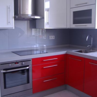 Decoración en vidrio para cocina