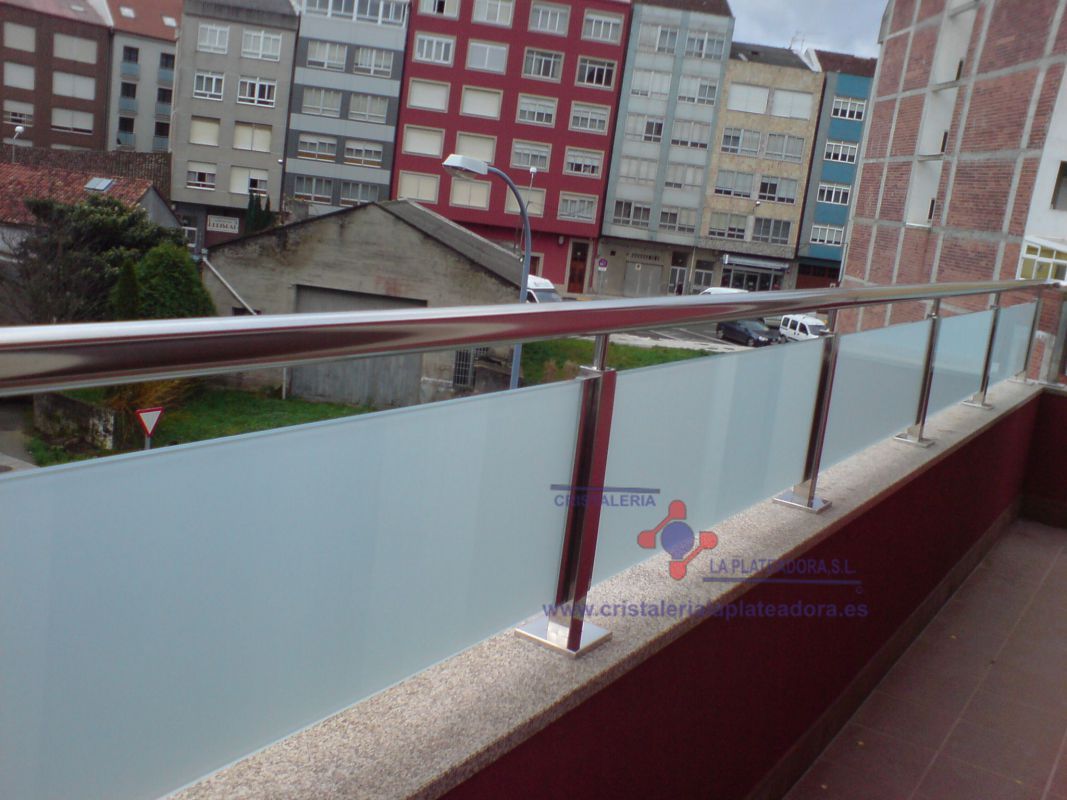 Palcas de vidrio opaco para cerramiento